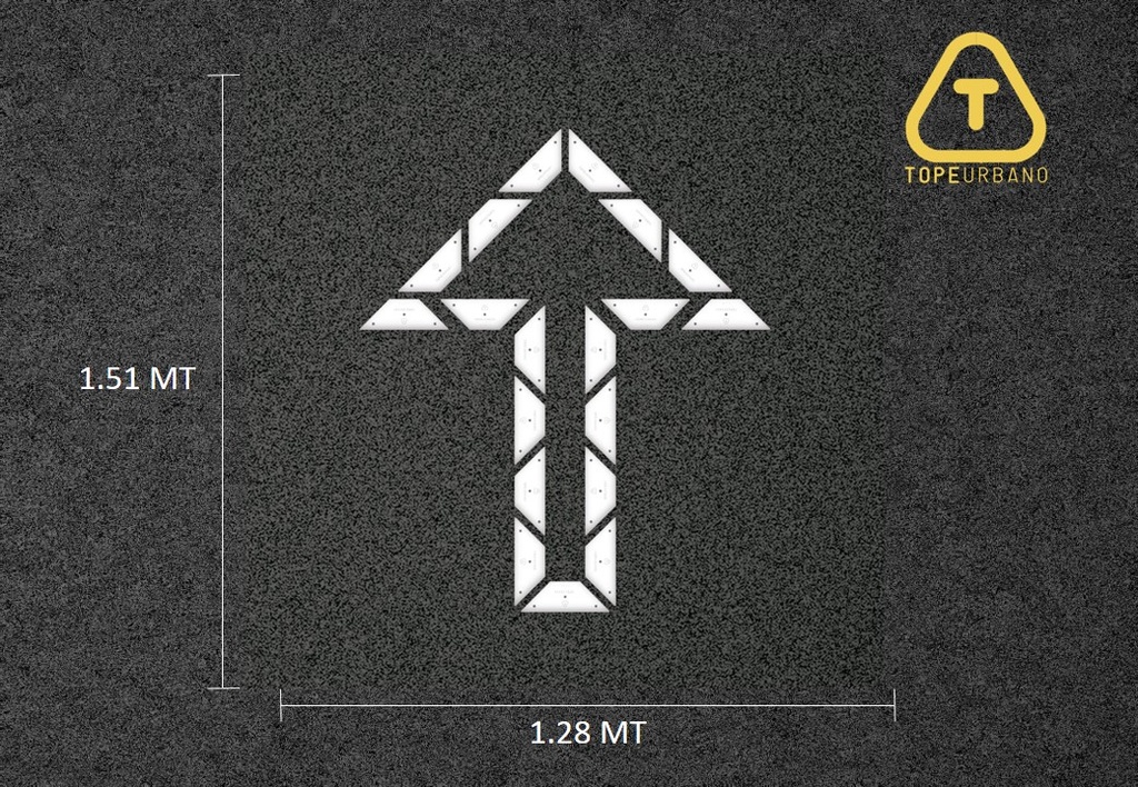 [KFLDR000BLPLA] Kit Flecha Doble Recta - T280 (BLANCO)