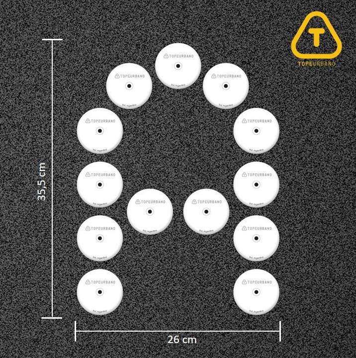 Kit Letra A - P60 (BLANCO)
