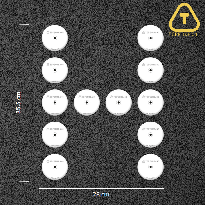 Kit Letra H - P60 (BLANCO)