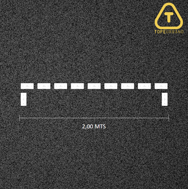 Kit Línea De Stop Con Lateral - R200 (BLANCO)