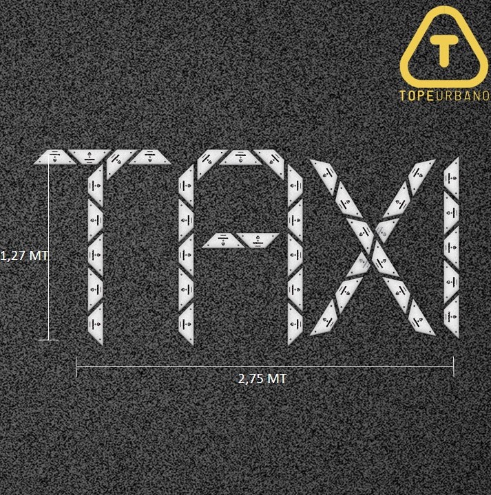 [KPALATAXBLPLA] Kit Palabra TAXI - T280 (BLANCO)